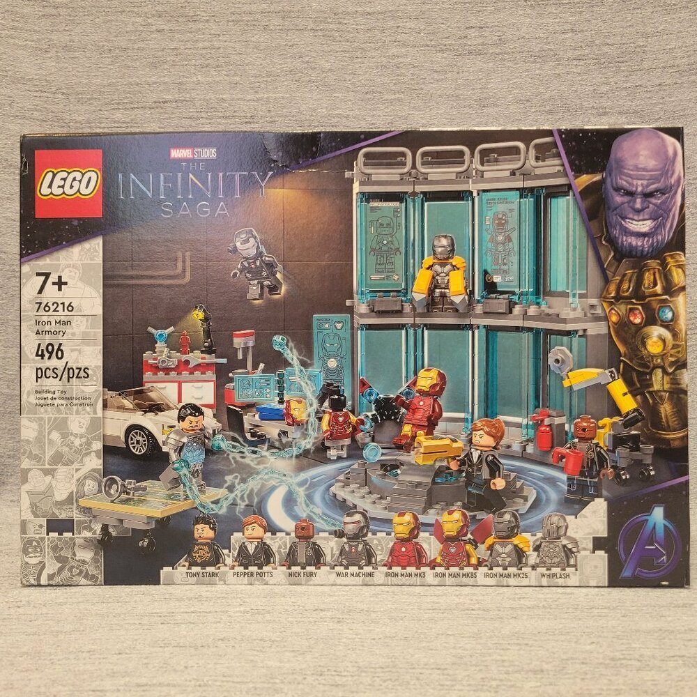 Lego Marvel 76216 Iron Man Armory